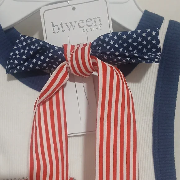 btween USA Tank Top Set - Red, White and Blue Patriotic - Picture 2 of 3